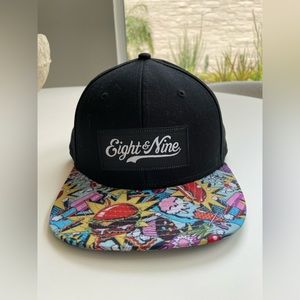 Strap back Eight and Nine brand hat- limited edition